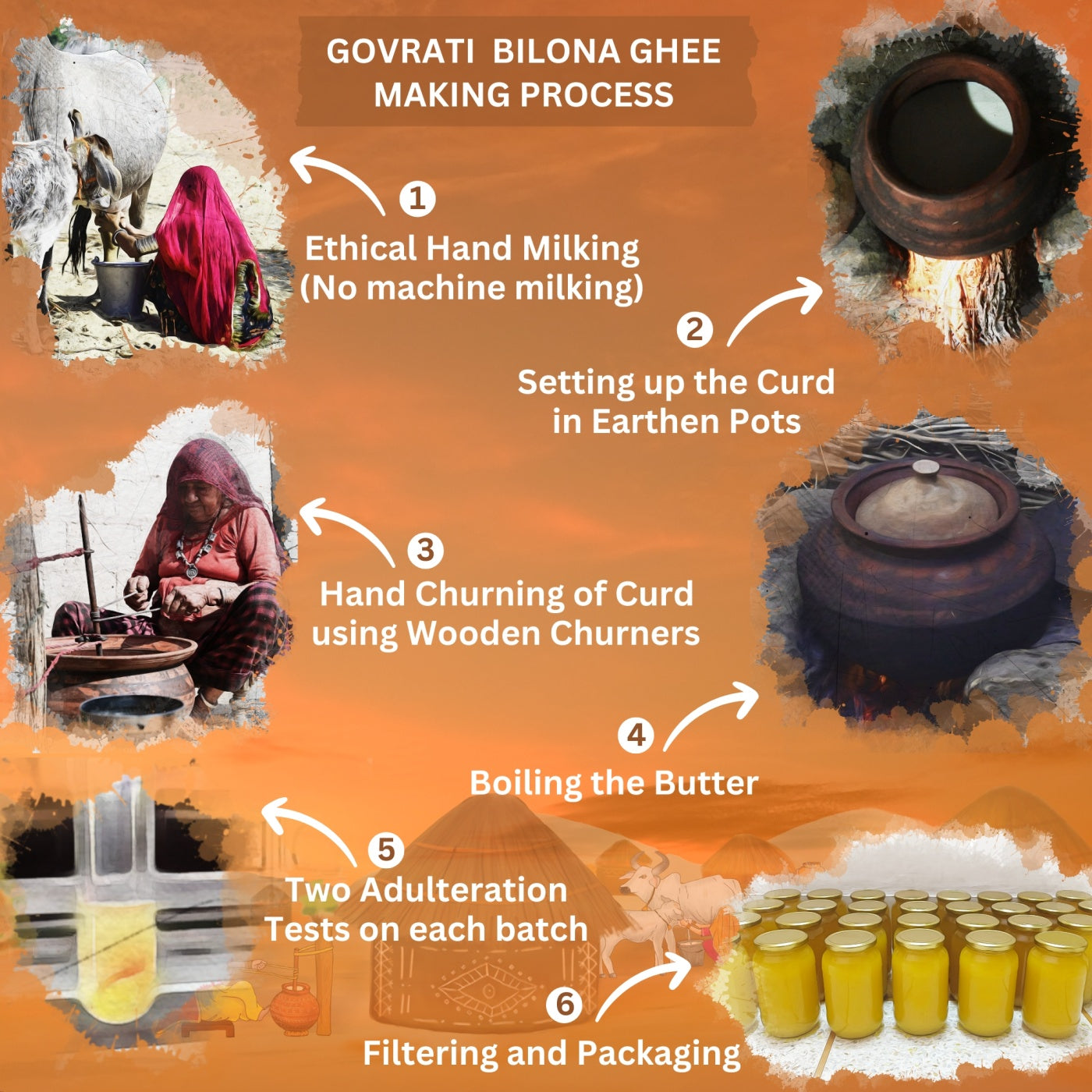 Govrati Desi Cow's A2 Bilona Ghee